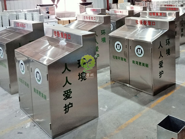 不銹鋼戶外大容量垃圾箱 不銹鋼戶外大容量垃圾箱