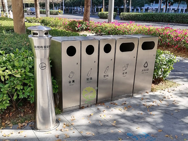 戶(hù)外五分類(lèi)垃圾箱
