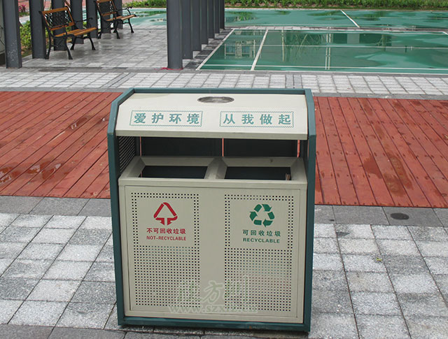 園區鋼制分類垃圾桶 園區鋼制分類垃圾桶